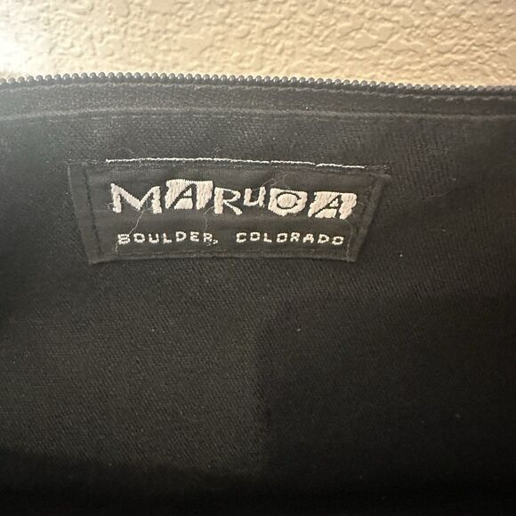 Maruca Designs Crossbody Leaf Pattern Boulder Colorado USA Made - Picture 3 of 5